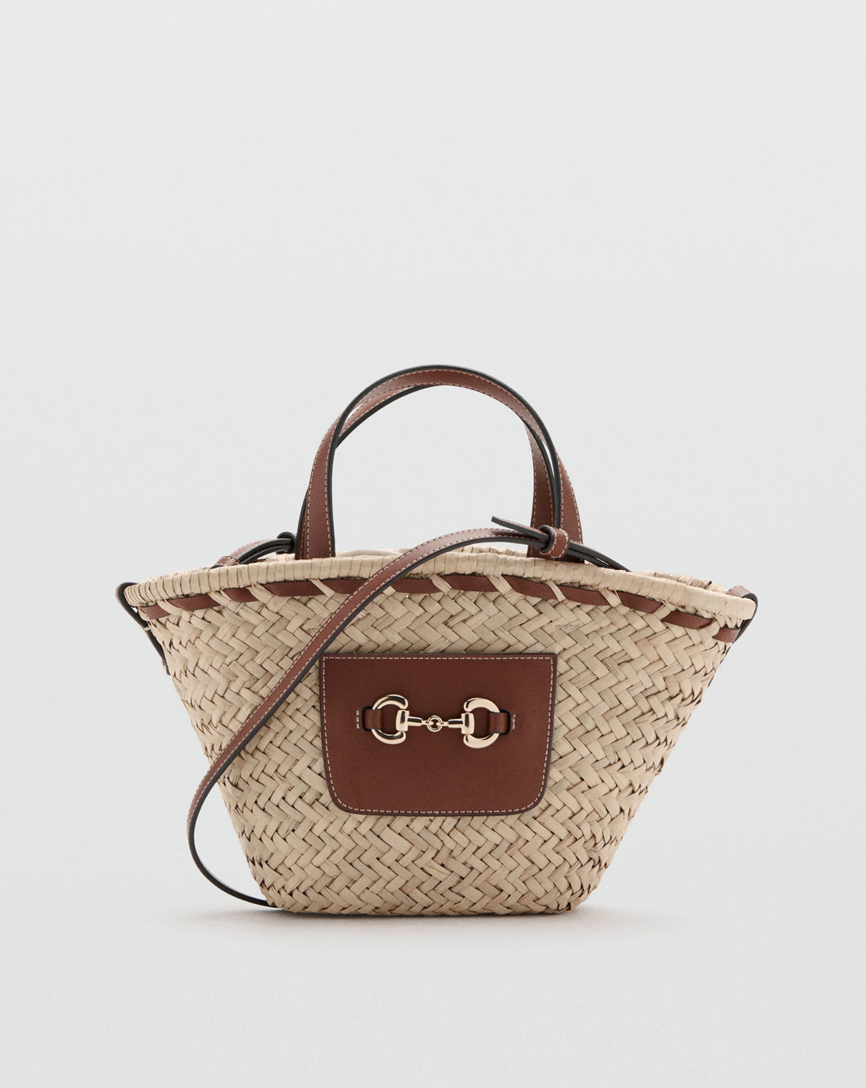 New In - Mango Natural Fibre Crossbody Bag