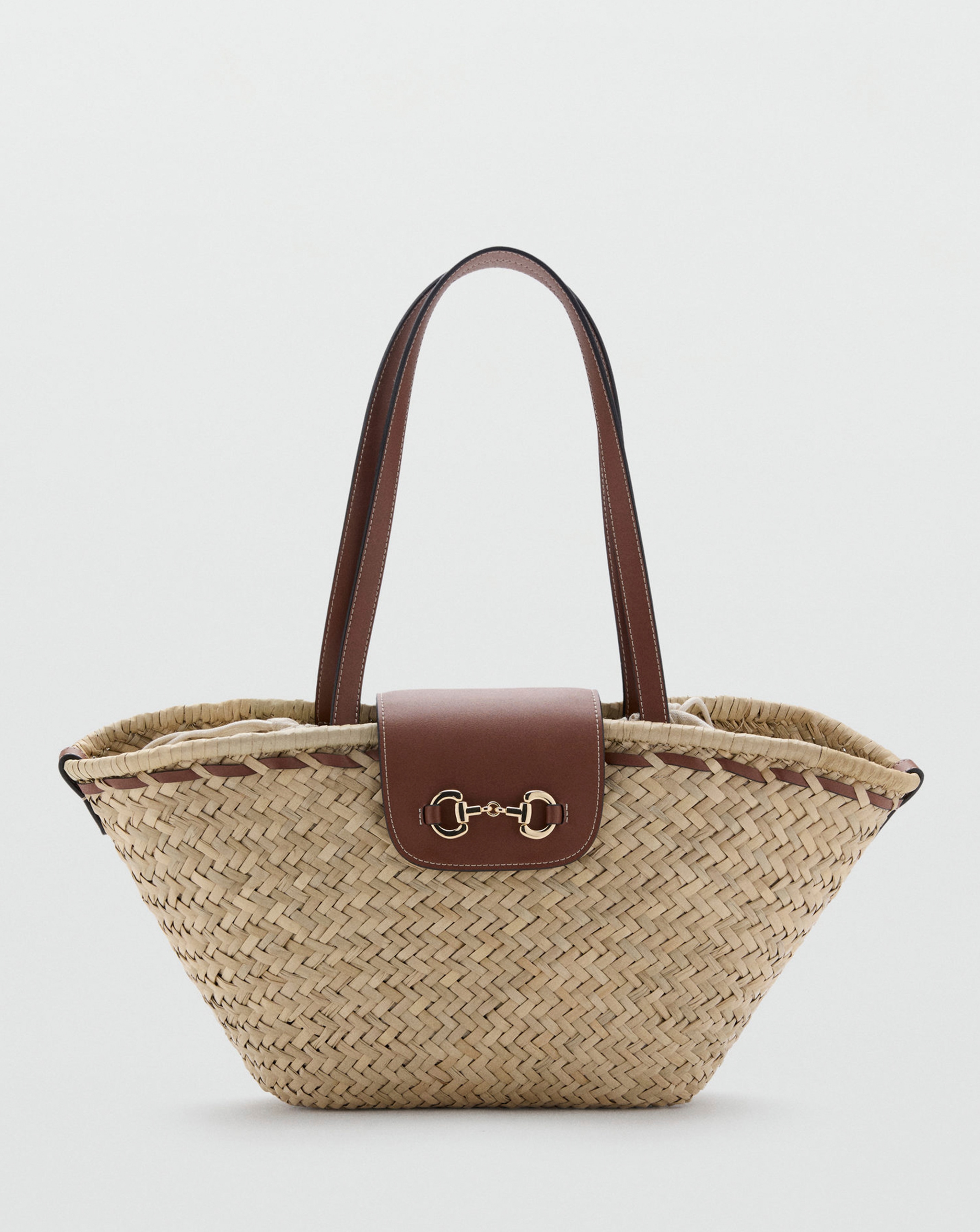 New In - Mango Natural Fibre Shoulder Bag