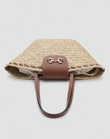 Mango Natural Fibre Shoulder Bag