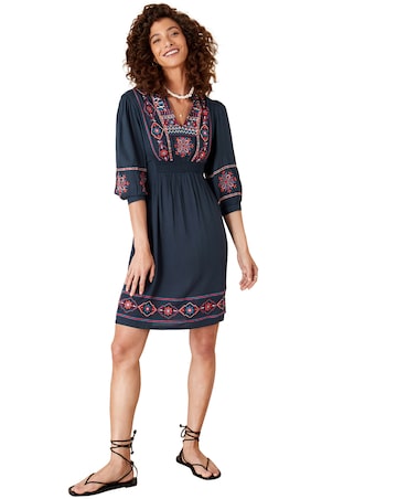 Monsoon Embroidered Dress