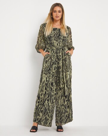 Lovedrobe Animal Print Jumpsuit | Simply Be