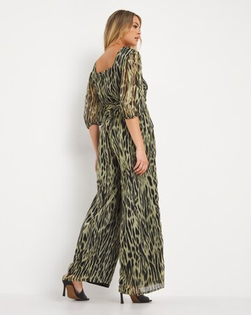Lovedrobe Animal Print Jumpsuit | Simply Be