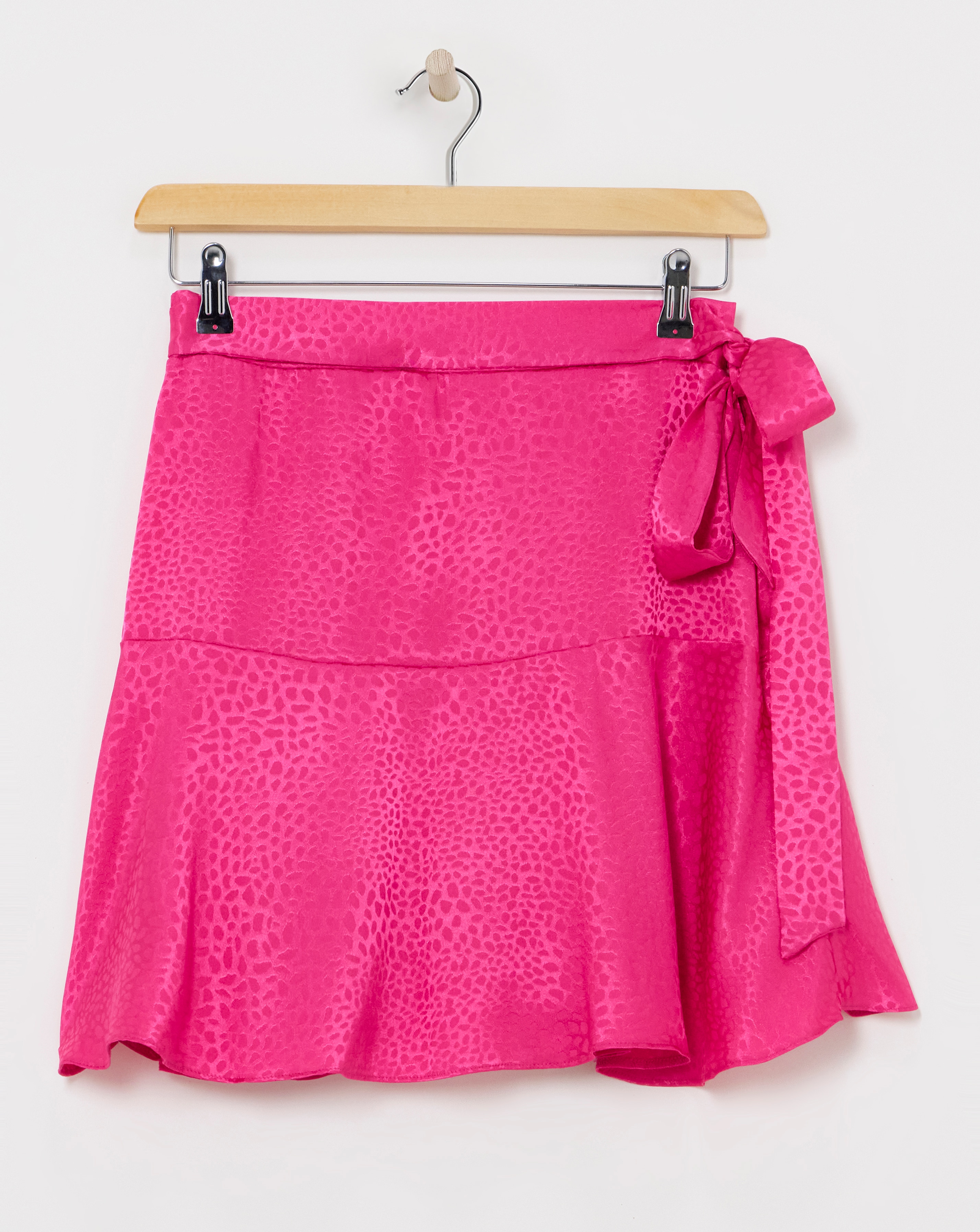 Hot Pink - Women's - Satin Jacquard Skort - Size 10