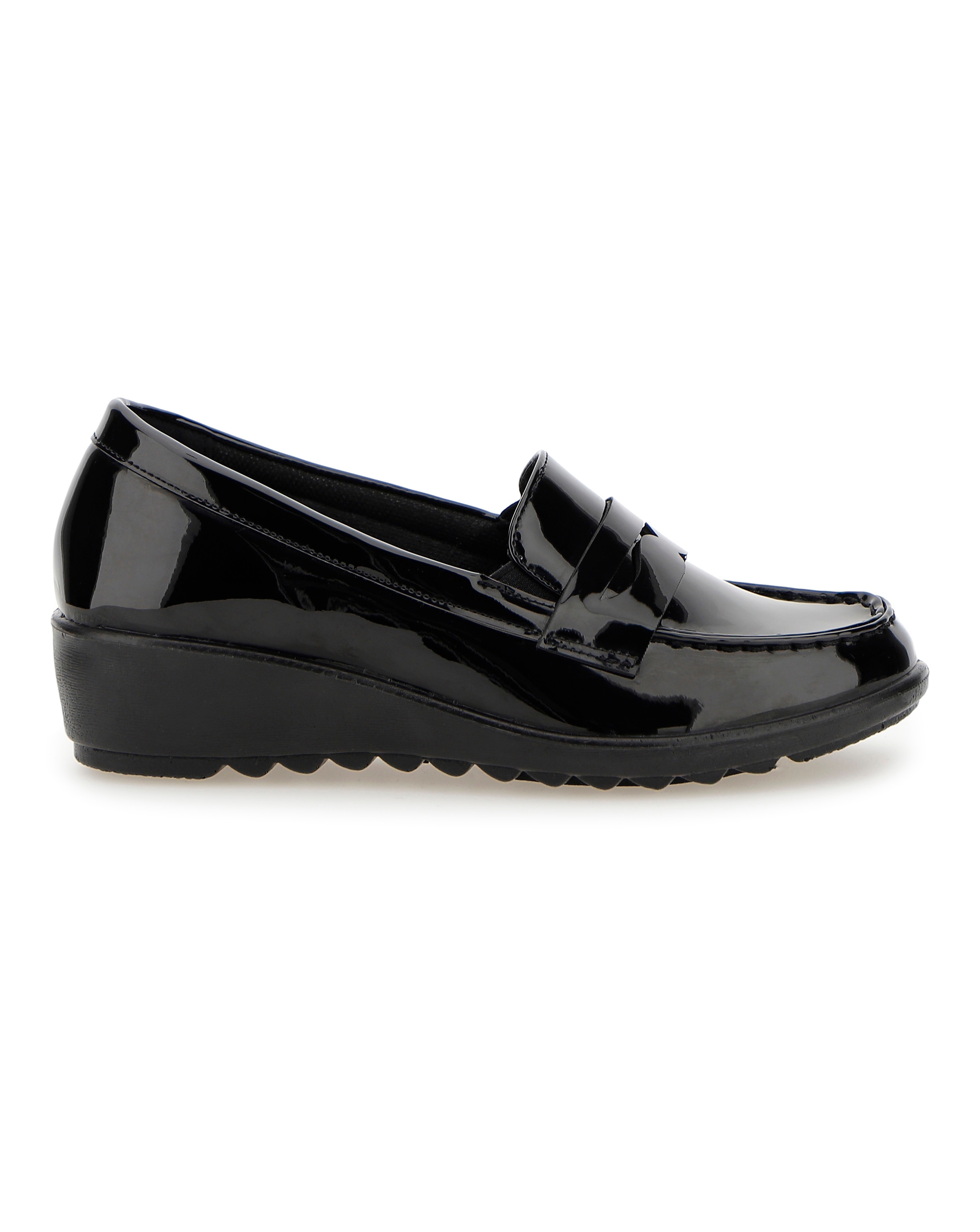 Cushion Walk Low Wedge Loafers E Fit