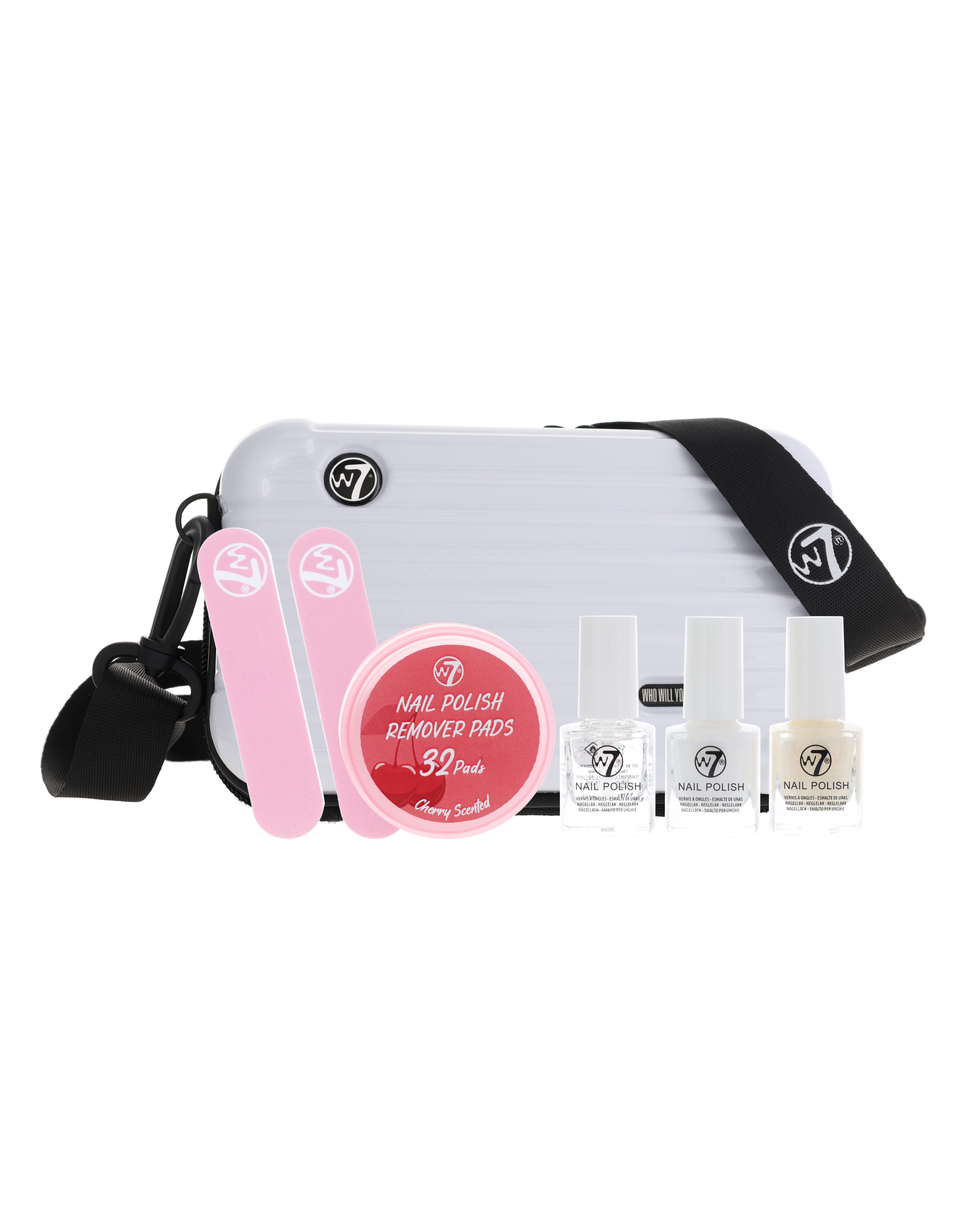 New In - W7 Travel Nail Case - Silver