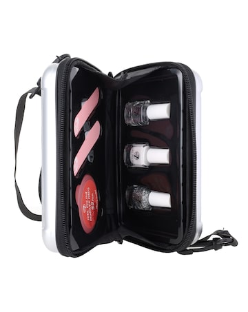 W7 Travel Nail Case - Silver