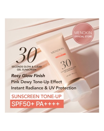 30 Seconds Tone-Up Glow + Clear Gel Sunscreen SPF50+ 50ml