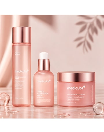 Medicube Collagen Glass Skin Routine BUNDLE WORTH GBP74.00