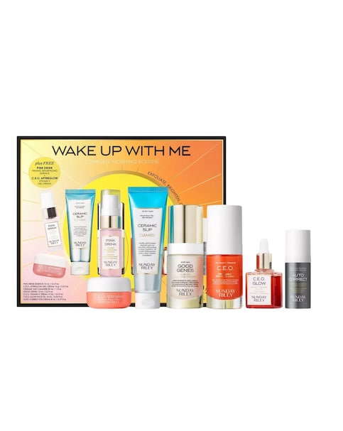 Sunday Riley Wake Up With Me Complete Morning Routine Kit