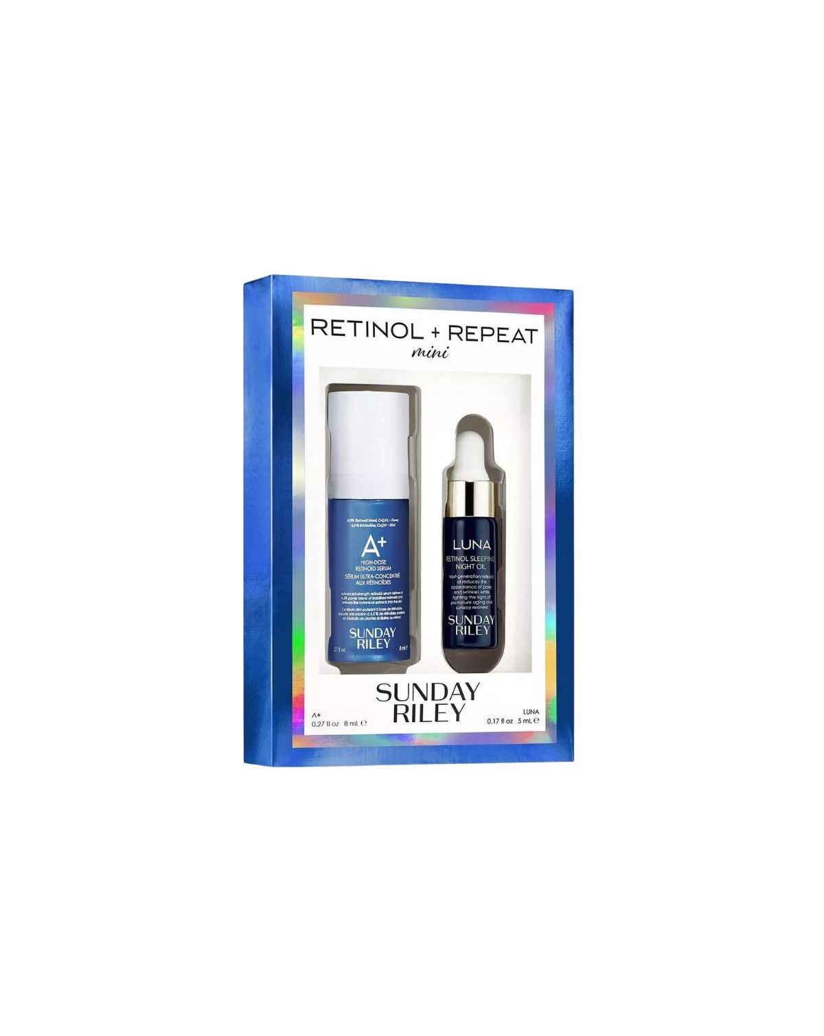 New In - SundayRiley Mini Retinol+Repeat Skincare
