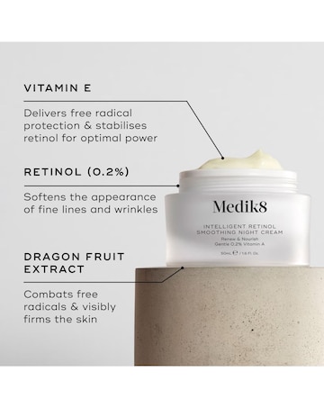 Medik8 Intelligent Retinol Smoothing Night Cream, 50ml