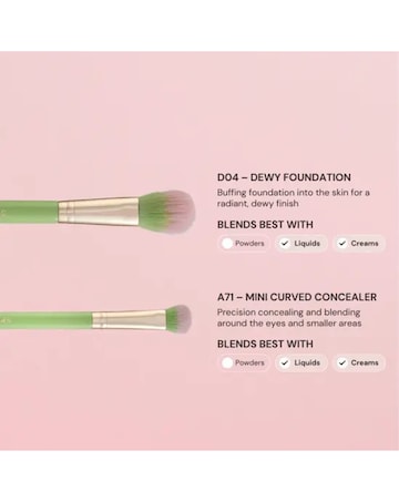 Spectrum Matcha 5 piece Make Up Brush set