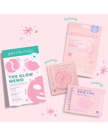 Patchology The Glow Memo Hydrating & Smoothing Skincare Kit