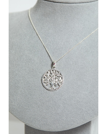 Simply Silver Sterling Silver 925 Tree Of Love Pendant