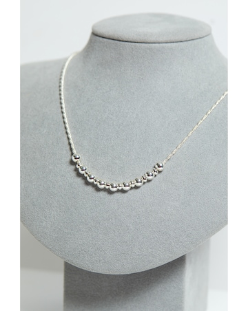 Simply Silver Rope Ball Necklace