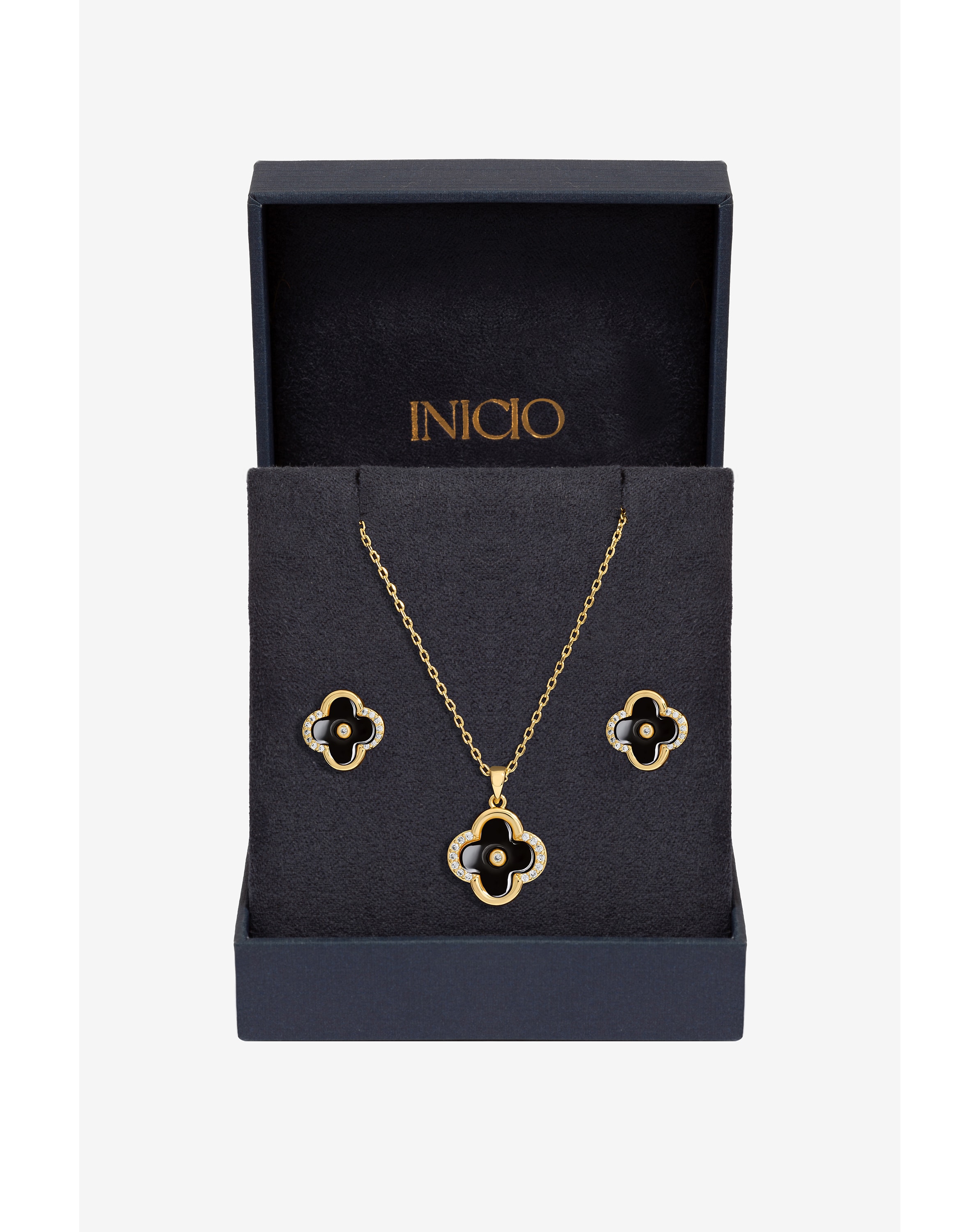 Inicio Enamel Clover Set - Gift Boxed
