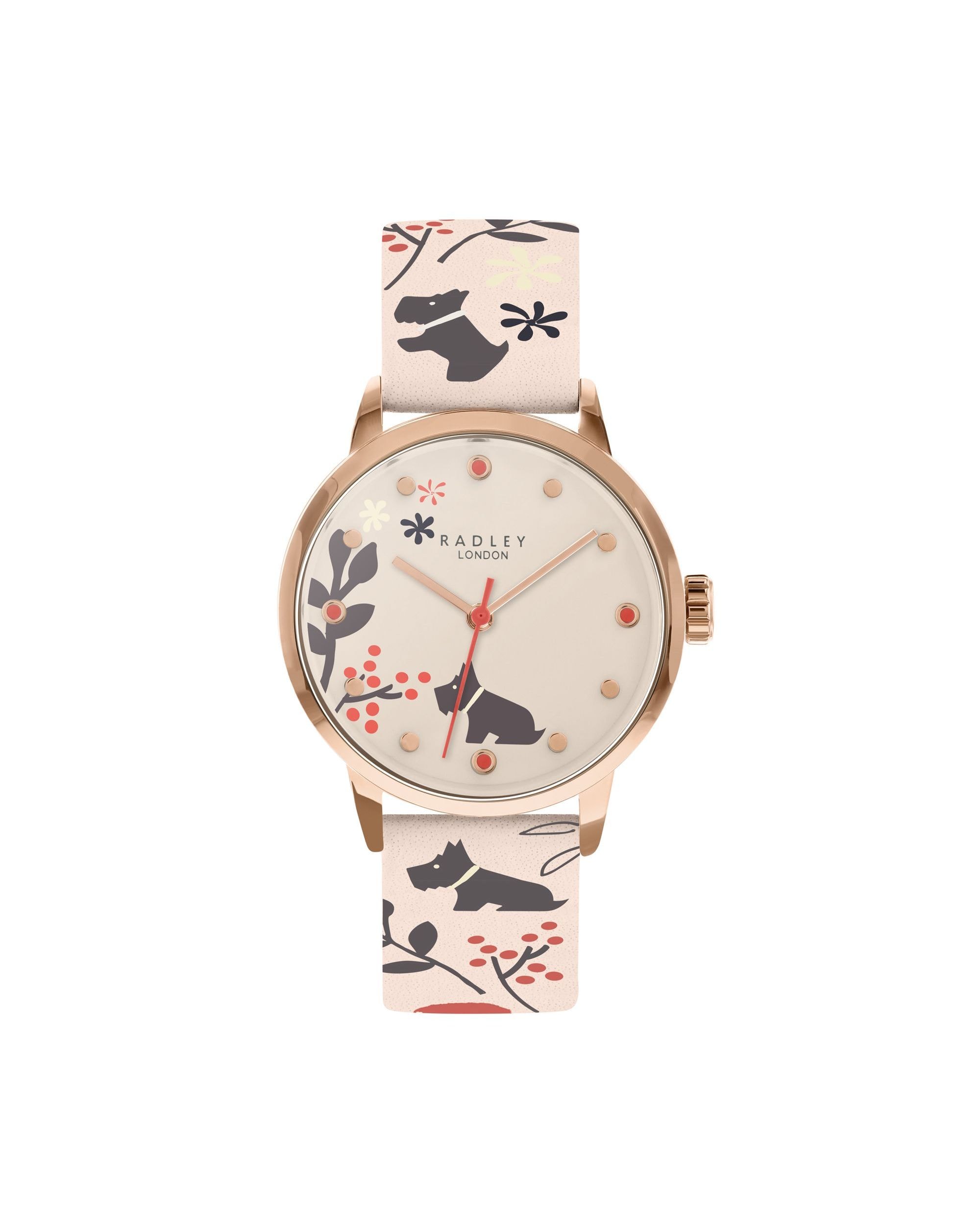 Radley Dove Grey Leather Strap Watch