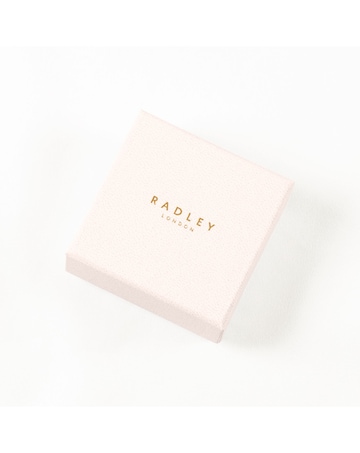 Radley 18ct Gold Plated Stone Set Huggie Hoop Earrings