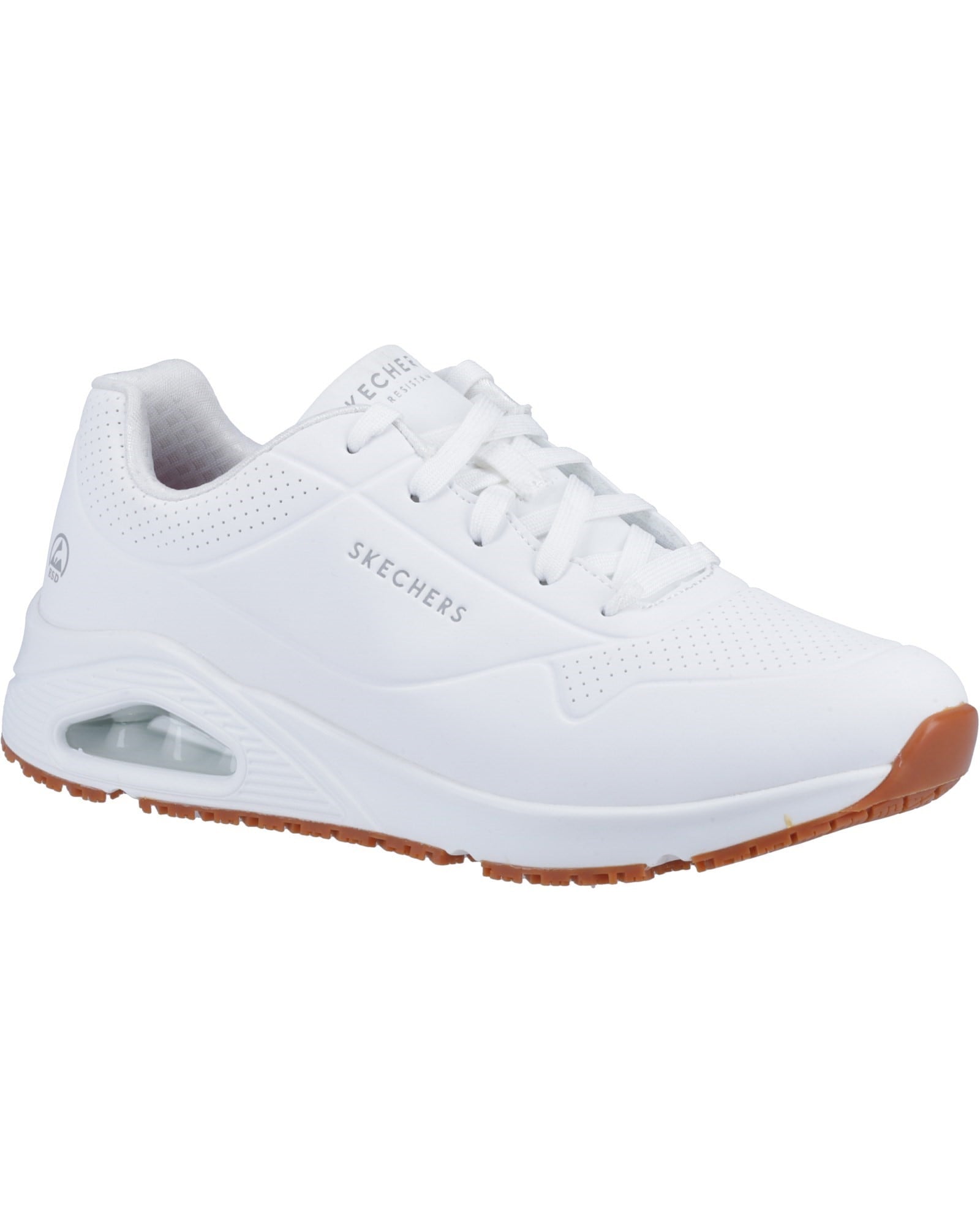 Work Relaxed Fit: Uno SR Shoes - White - Size 3 - Womens