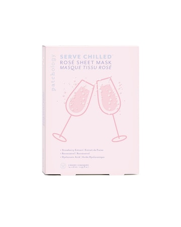 Patchology Serve Chilled Rose Sheet Mask - 4 Pack