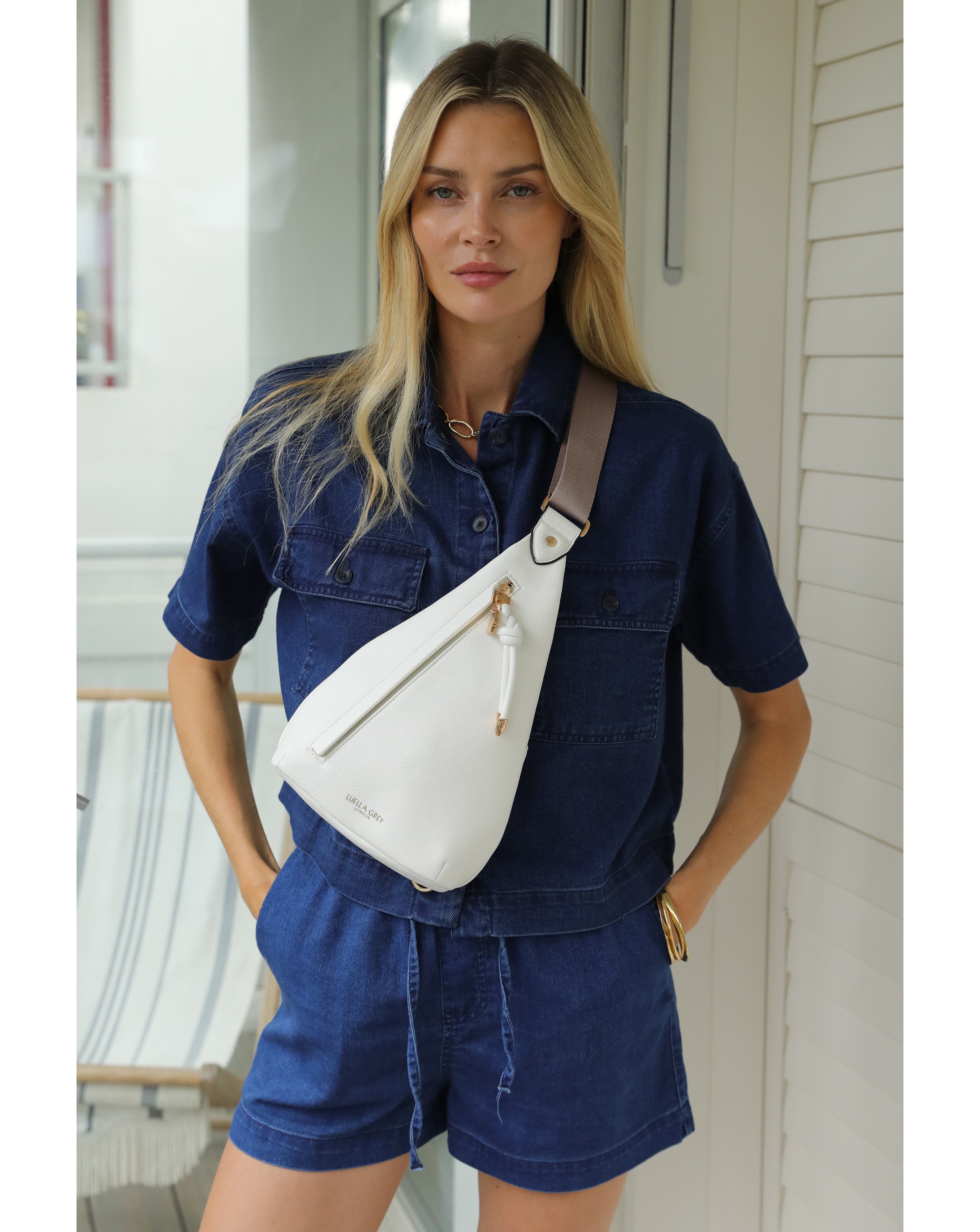 New In - Luella Grey Darla White Crossbody