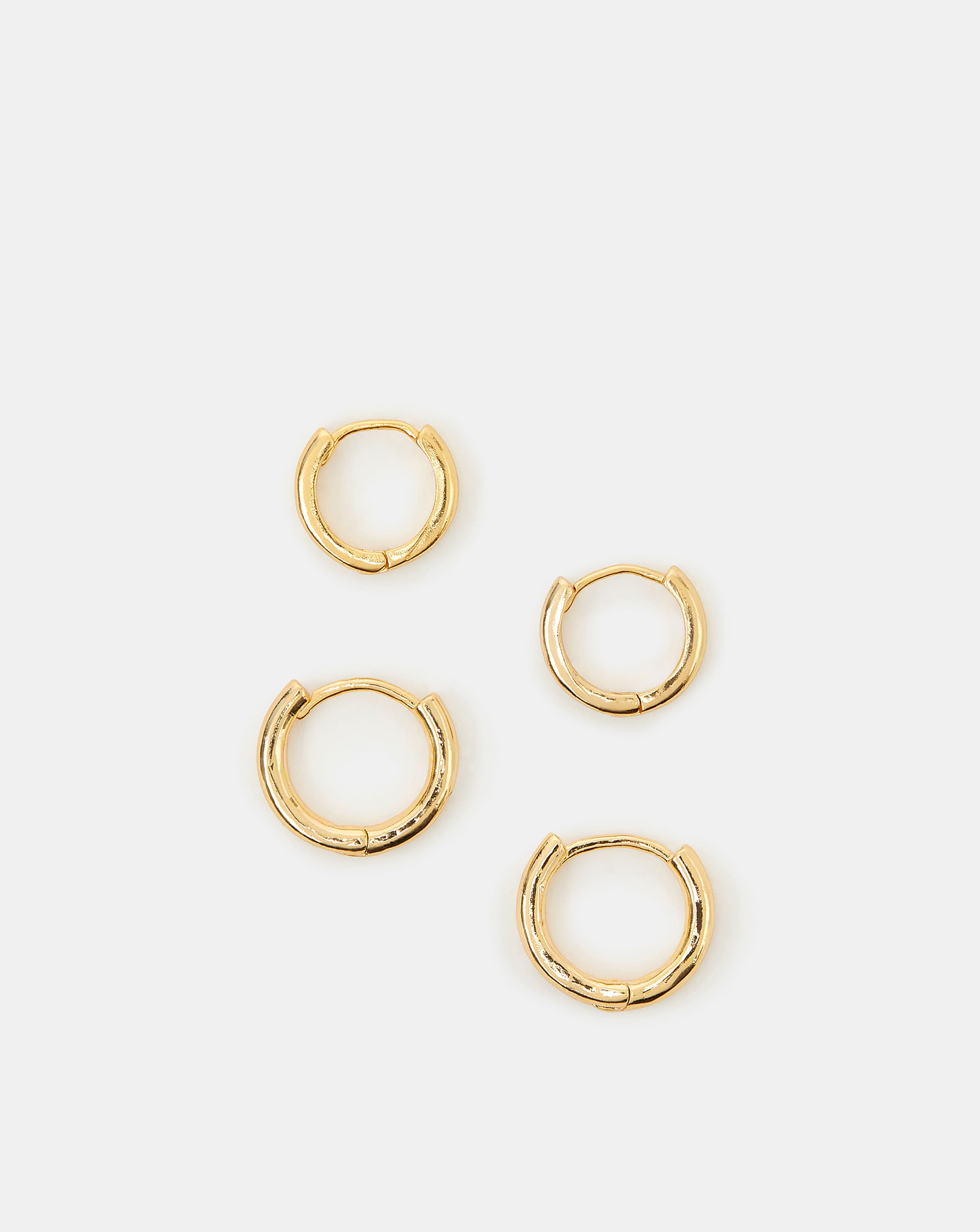 New In - Accessorize Gold-Plated Hoop Earrings