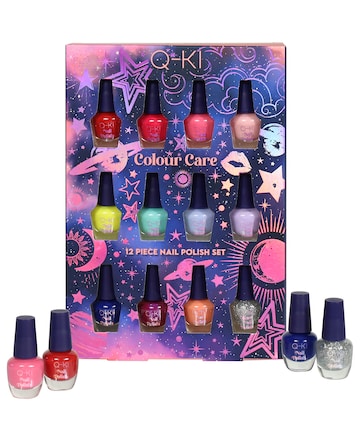 Q-KI Colour Care 12 Piece Nail Polish Gift Set