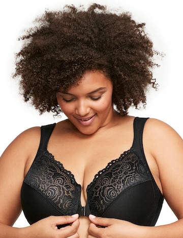Glamorise Plus Size WonderWire Front-Fastening Bra 1245