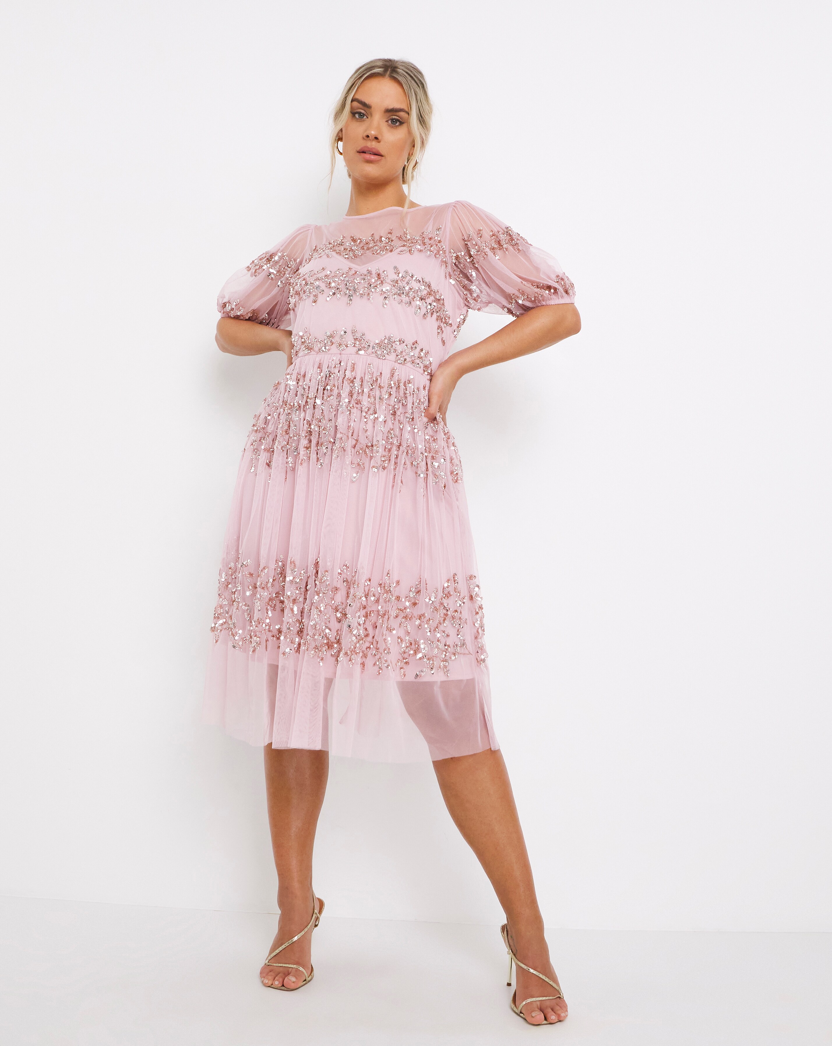 Maya curve sequin dress sale