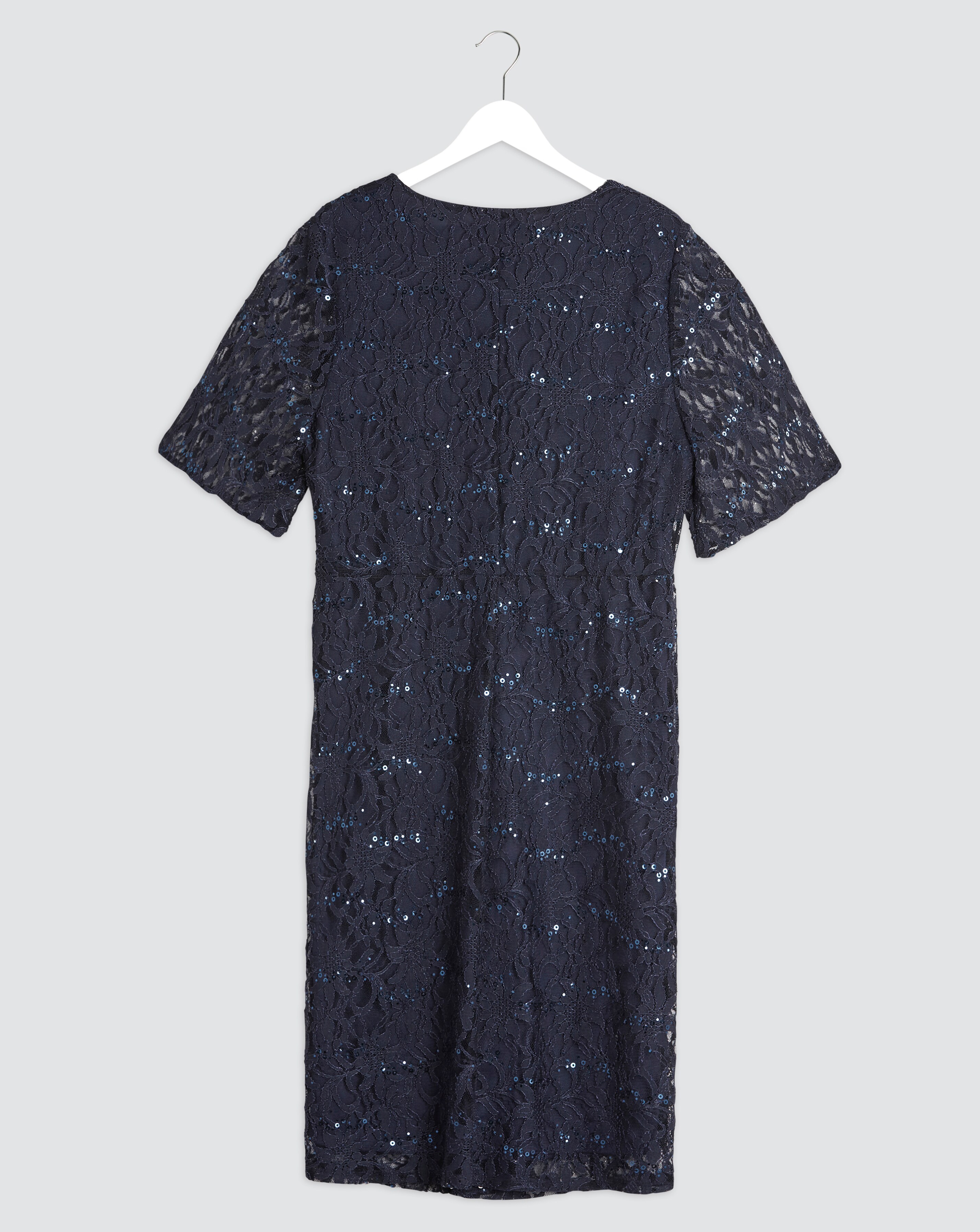 Joanna hope sequin clearance stretch lace dress