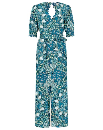 Monsoon Scallop Print Jumpsuit