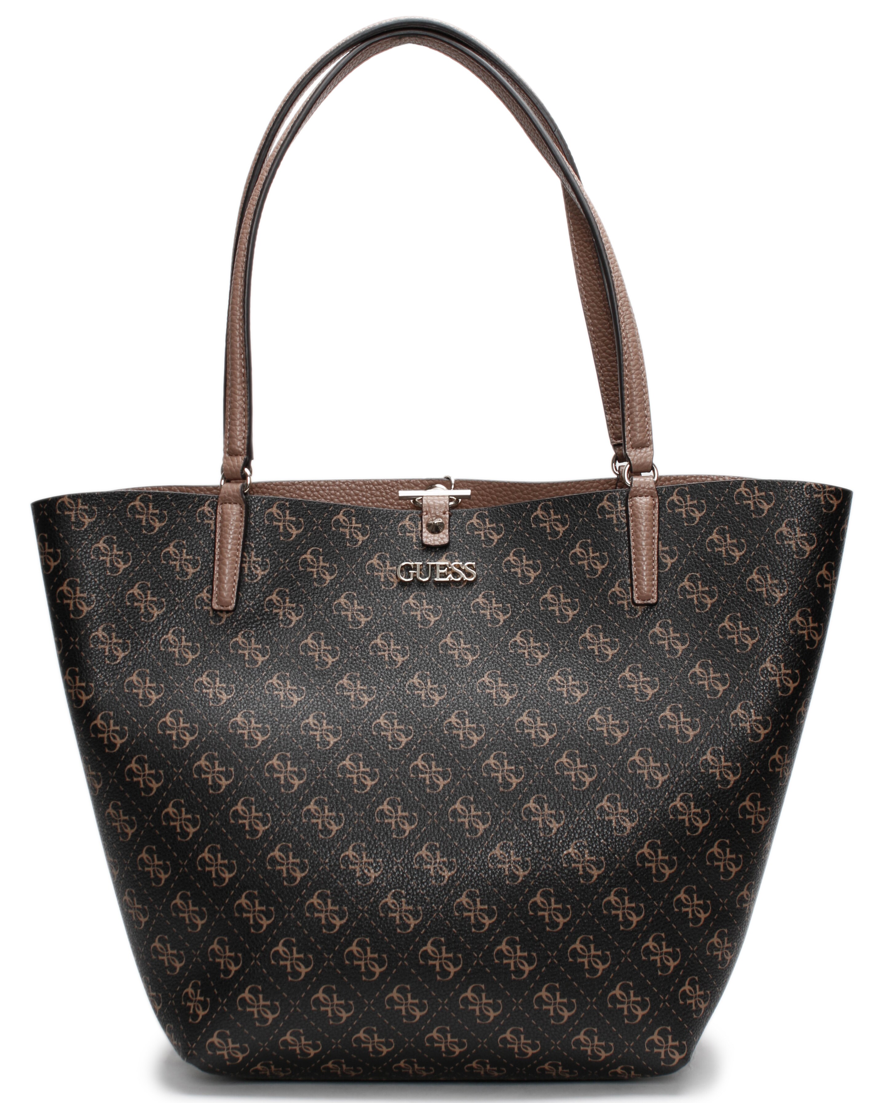 Guess alby top toggle tote bag