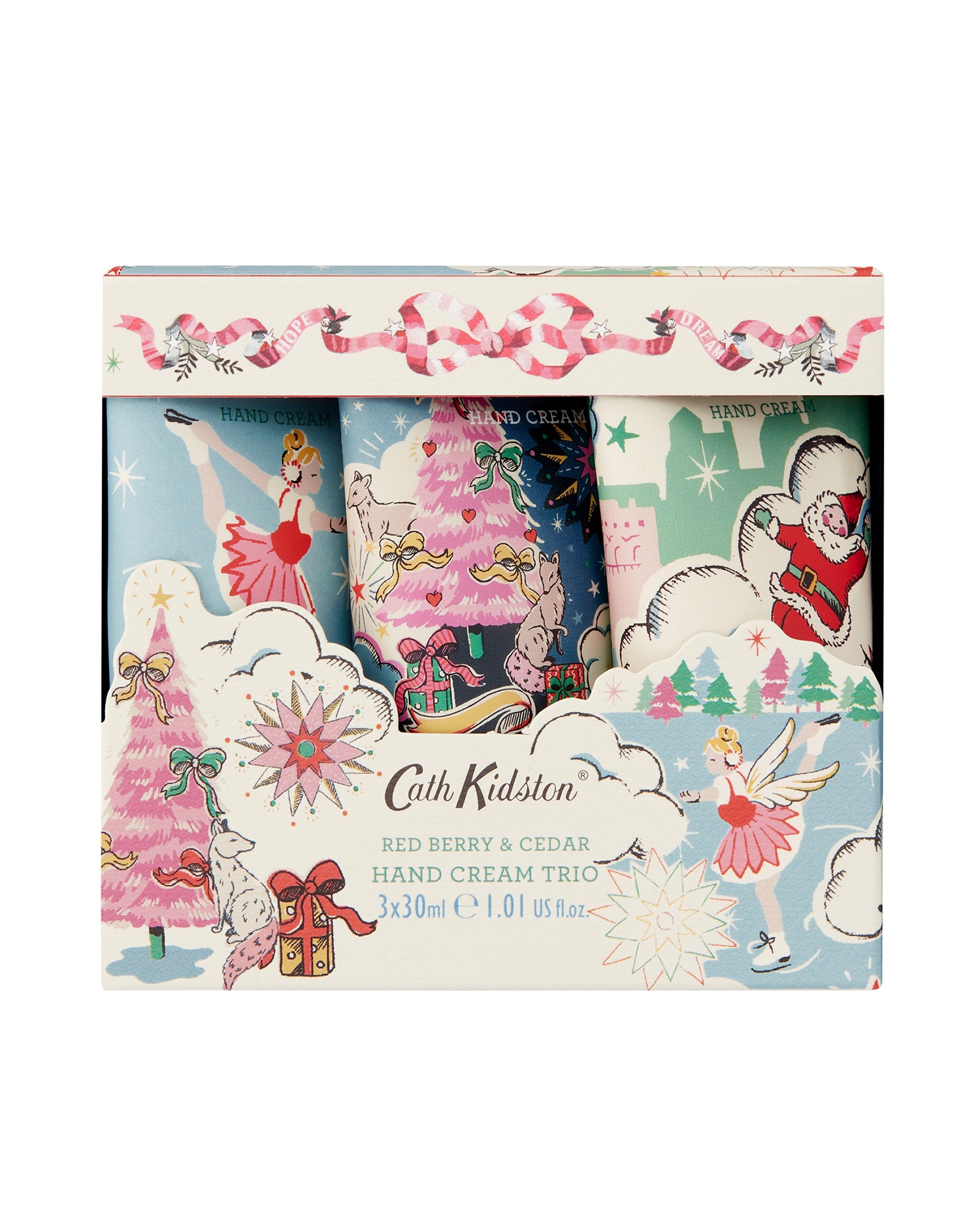 Cath Kidston Christmas Hand Cream Trio