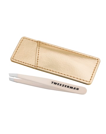 Tweezerman Stardust Mini Slant Tweezer & Case