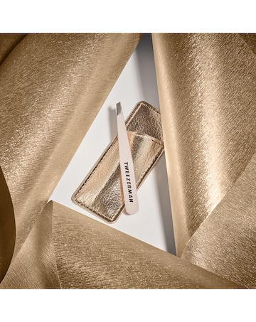 Tweezerman Stardust Mini Slant Tweezer & Case