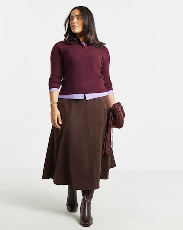 2 In 1 Layered Collared Jumper