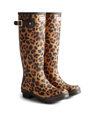 Hunter Original Tall Leopard Boot