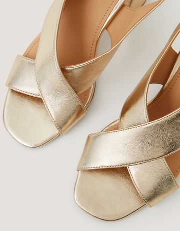 Monsoon Cally Leather Block Heels