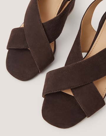 Monsoon Cally Leather Block Heels