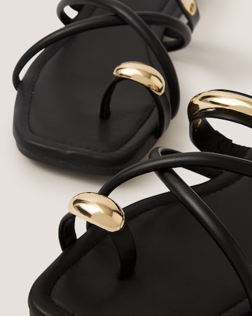 Monsoon Metal Detail Toe Strap Sandals