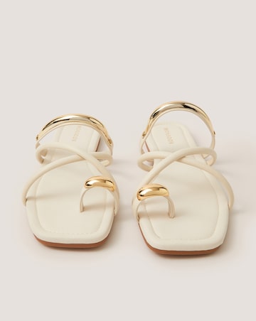 Monsoon Metal Detail Toe Strap Sandals