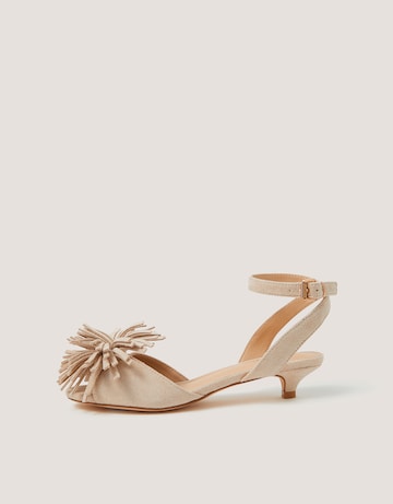 Monsoon Poppy Fringe Kitten Heels