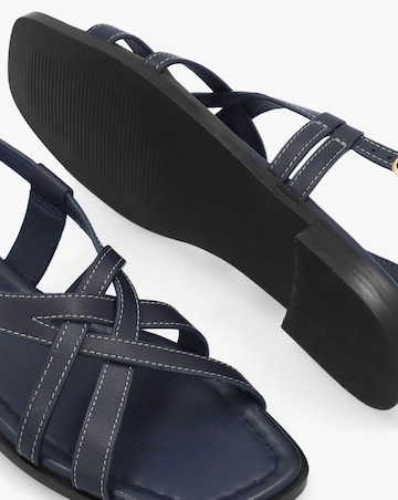 Radley Calvert Way Naval Leather Artisan Sandals Standard Fit