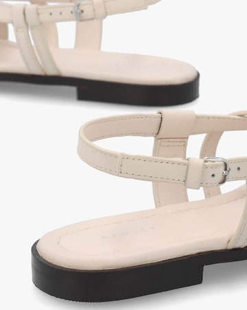 Radley Calvert Way Salt White Leather Artisan Sandals Standard Fit