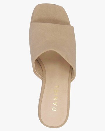 Daniel Yana Beige Striped Wedge Espadrilles Standard Fit