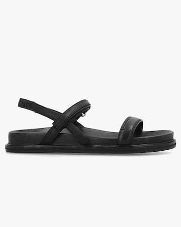 Radley Broadway Market Black Leather Sandals Standard Fit