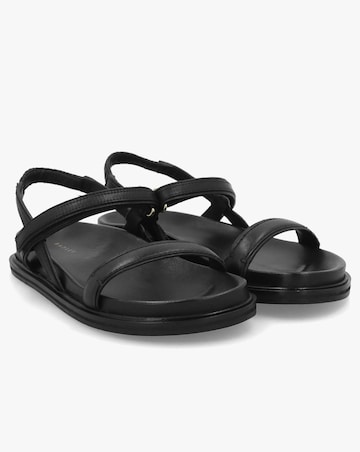 Radley Broadway Market Black Leather Sandals Standard Fit