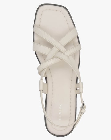 Radley Calvert Way Salt White Leather Artisan Sandals Standard Fit