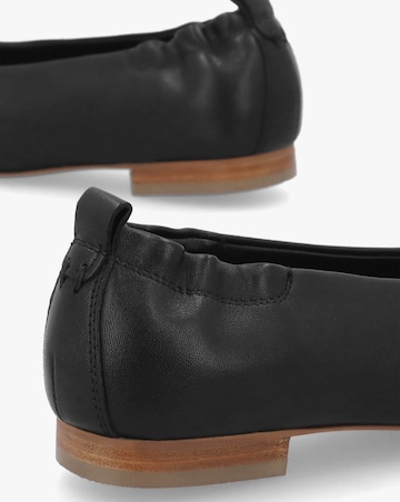 Radley Elm Grove Black Leather Ballet Pumps Standard Fit