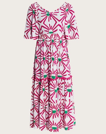 Monsoon Zamora Geometric Sun Dress